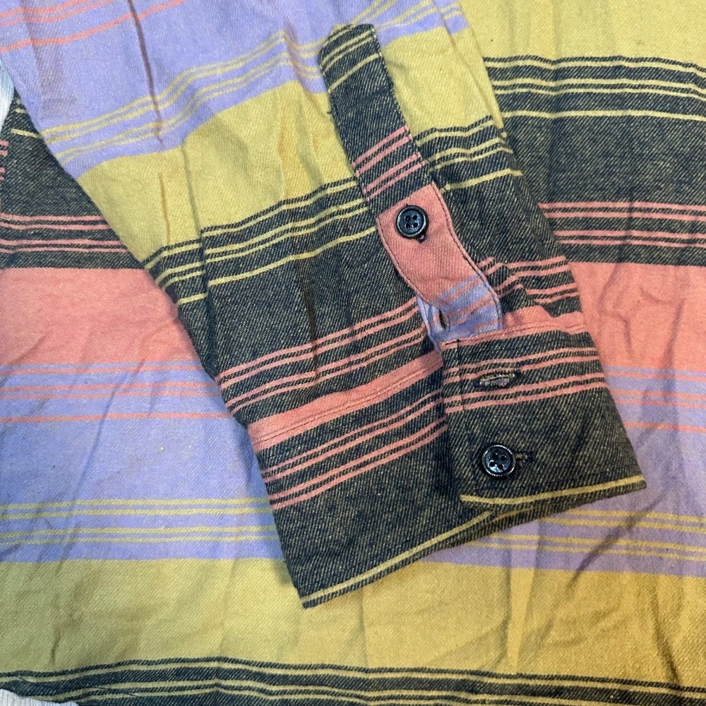 Disney Our Universe Sally Striped Flannel Shirt Nightmare Before Christmas - Picture 2 of 14